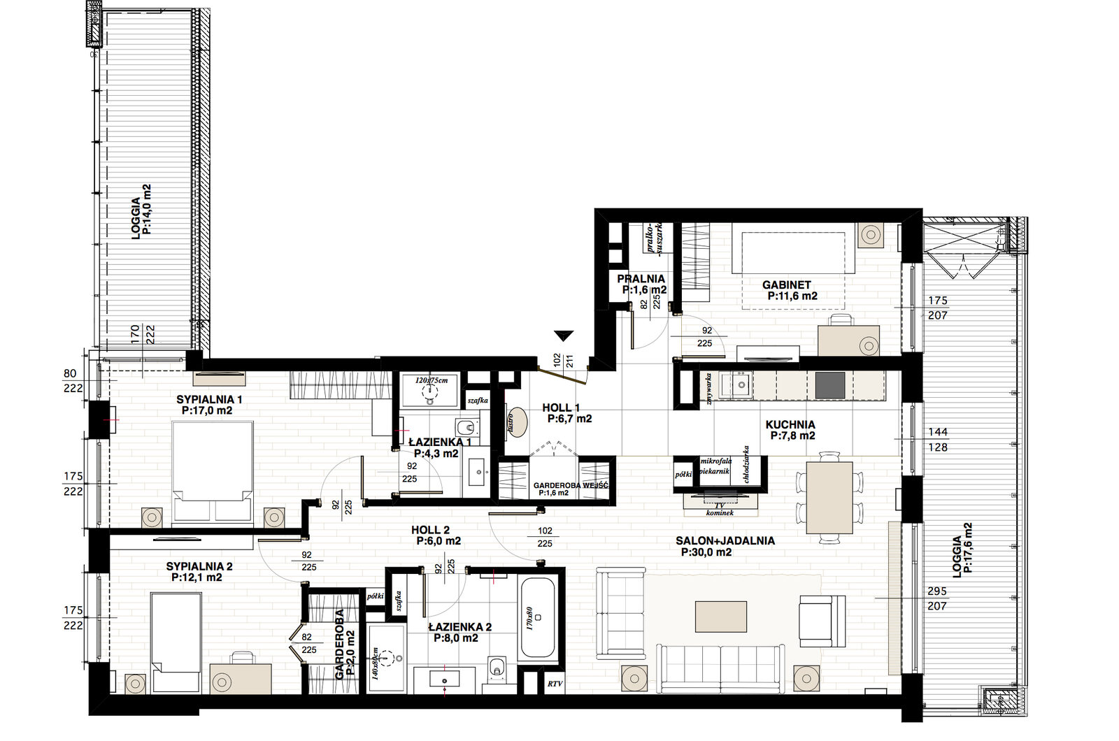 Mieszkanie do wynajęcia - Warszawa, Mokotów, ul. Adama Naruszewicza, Vilea Property Butique 20