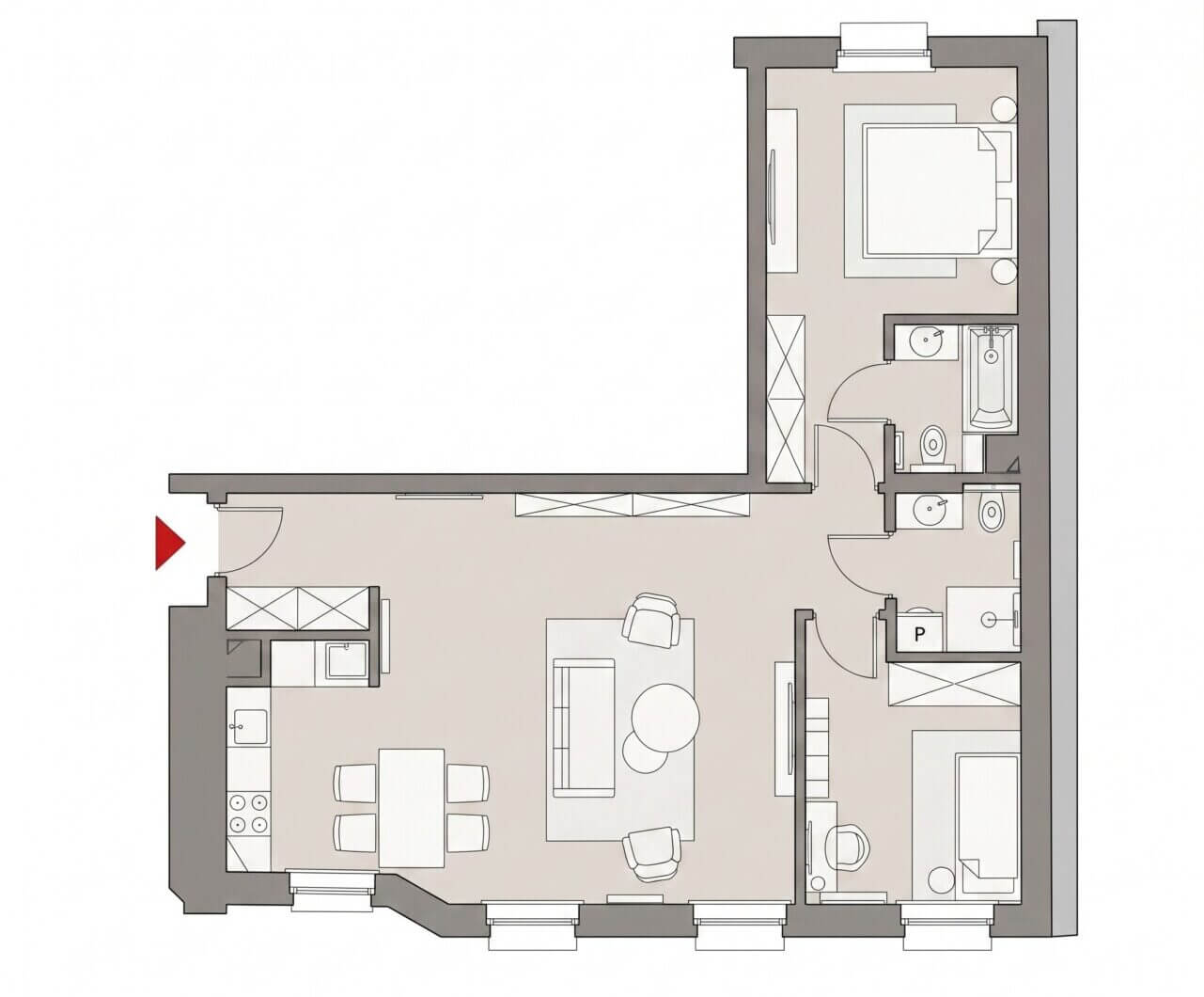 Mieszkanie do wynajęcia - Warszawa, Śródmieście, ul. Mokotowska, Vilea Property Butique 6