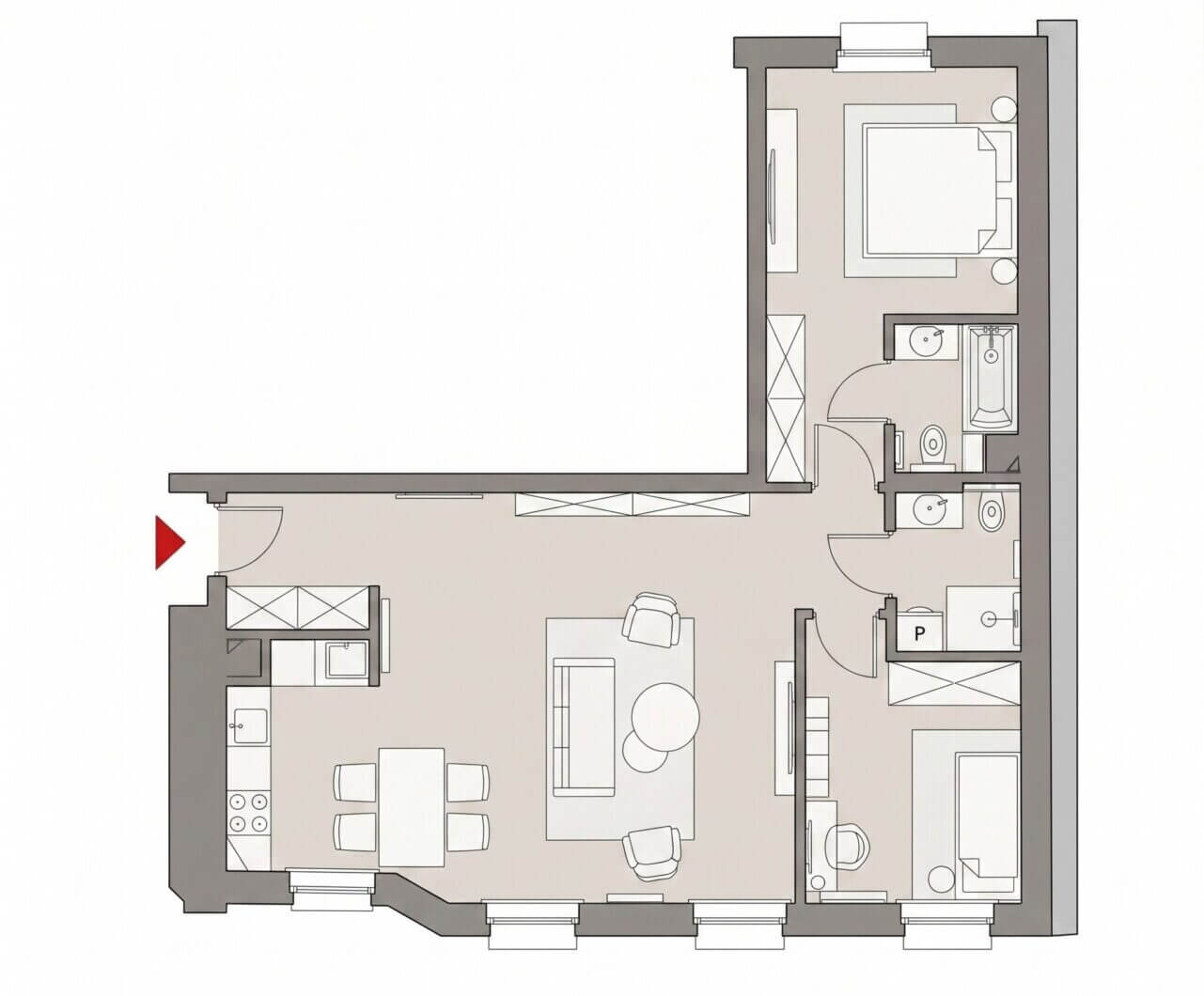 Mieszkanie do wynajęcia - Warszawa, Śródmieście, ul. Mokotowska, Vilea Property Butique 8
