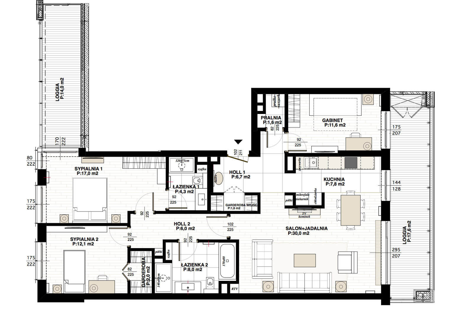 Mieszkanie do wynajęcia - Warszawa, Mokotów, ul. Adama Naruszewicza, Vilea Property Butique 20